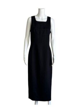 Wallis Black Sleeveless Long Dress